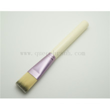 Wooden Flat Foundation Makeup Brush for Facial